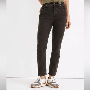 Madewell Women's The Perfect Vintage Jean Washed Black Size 26
